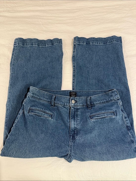 J. Crew Denim - J. Crew Women’s Medium Blue Straight-Leg Denim Jeans
